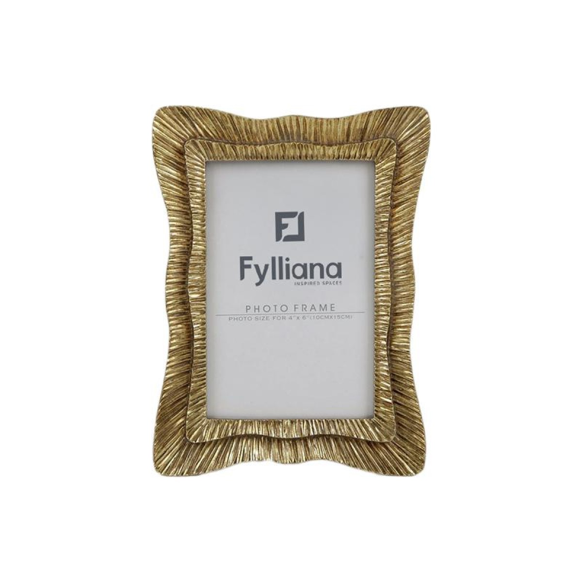 ΚΟΡΝΙΖΑ Fylliana FL0204 10x15 ΧΡΥΣΟ ΧΡΩΜΑ 15x2x20εκ