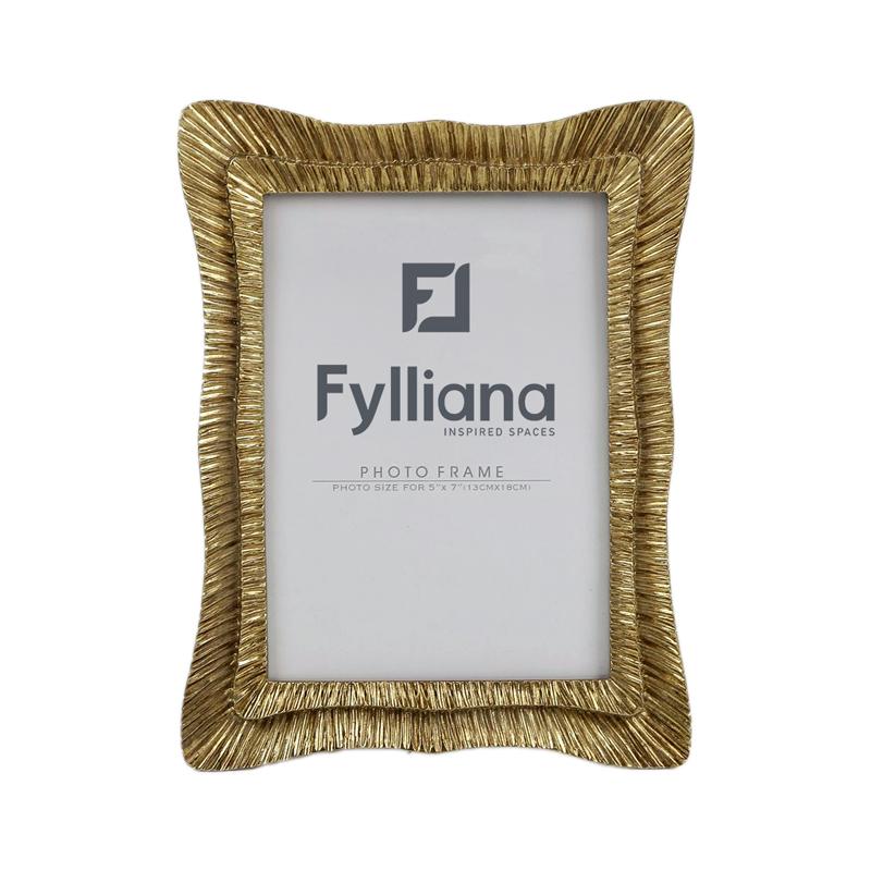 ΚΟΡΝΙΖΑ Fylliana FL0205 13x18 ΧΡΥΣΟ ΧΡΩΜΑ 18x2x23εκ