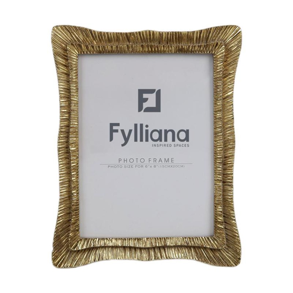 ΚΟΡΝΙΖΑ Fylliana FL0206 15x20 ΧΡΥΣΟ ΧΡΩΜΑ 21x2x26εκ