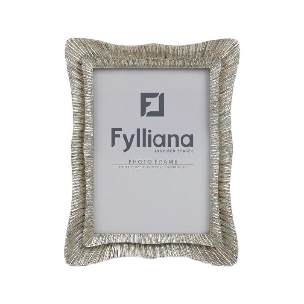 ΚΟΡΝΙΖΑ Fylliana FL0205 13x18 ΑΣΗΜΙ ΧΡΩΜΑ 18x2x23εκ
