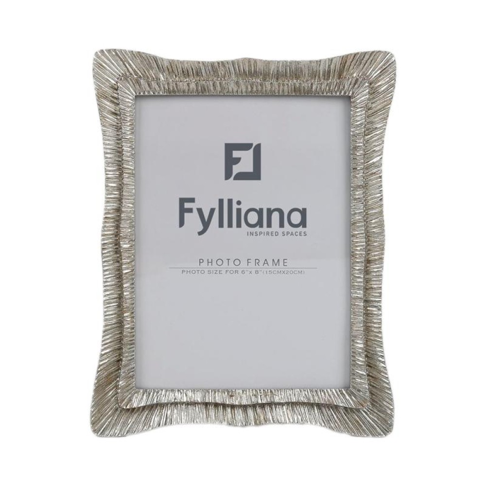 ΚΟΡΝΙΖΑ Fylliana FL0206 15x20 ΑΣΗΜΙ ΧΡΩΜΑ 21x2x26εκ