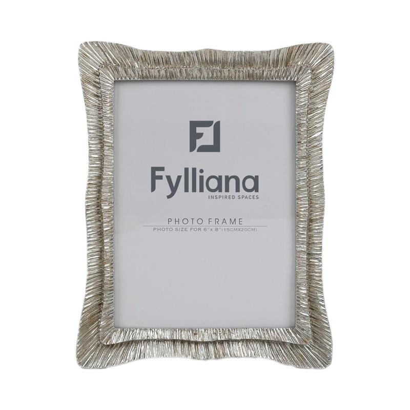 ΚΟΡΝΙΖΑ Fylliana FL0206 15x20 ΑΣΗΜΙ ΧΡΩΜΑ 21x2x26εκ