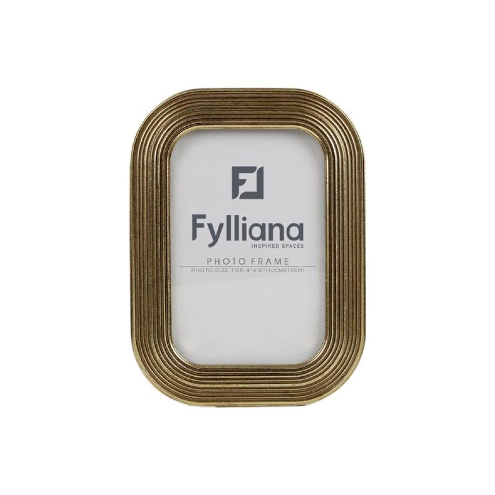 ΚΟΡΝΙΖΑ Fylliana FL0464 10x15 ΧΡΥΣΟ ΧΡΩΜΑ 15x2x19εκ