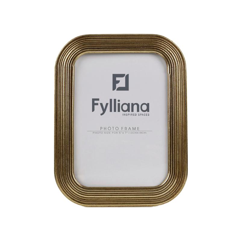 ΚΟΡΝΙΖΑ Fylliana FL0465 13x18 ΧΡΥΣΟ ΧΡΩΜΑ 17x2x22εκ