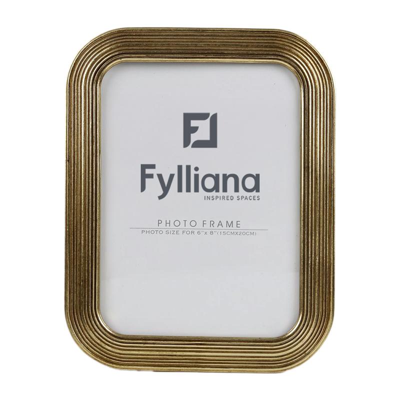 ΚΟΡΝΙΖΑ Fylliana FL0466 15x20 ΧΡΥΣΟ ΧΡΩΜΑ 21x2x26εκ