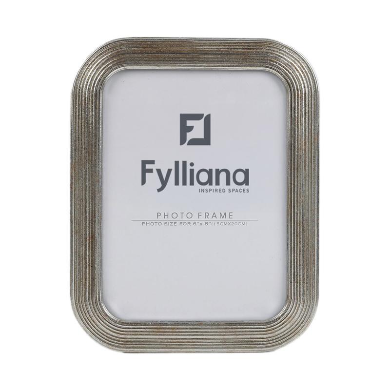 ΚΟΡΝΙΖΑ Fylliana FL0466 15x20 ΑΣΗΜΙ ΧΡΩΜΑ 20x2x25εκ