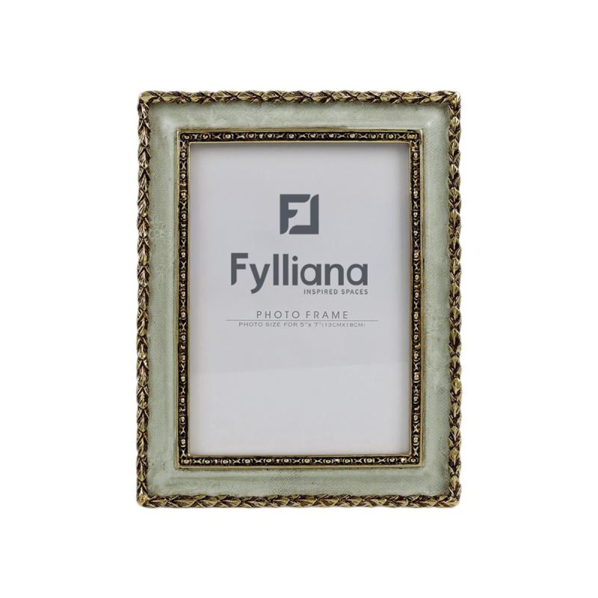 ΚΟΡΝΙΖΑ Fylliana FL0389 13x18 ΧΡΥΣΟ-ΑΝΤΙΚΕ ΠΡΑΣΙΝΟ ΧΡΩΜΑ 18x2x23εκ