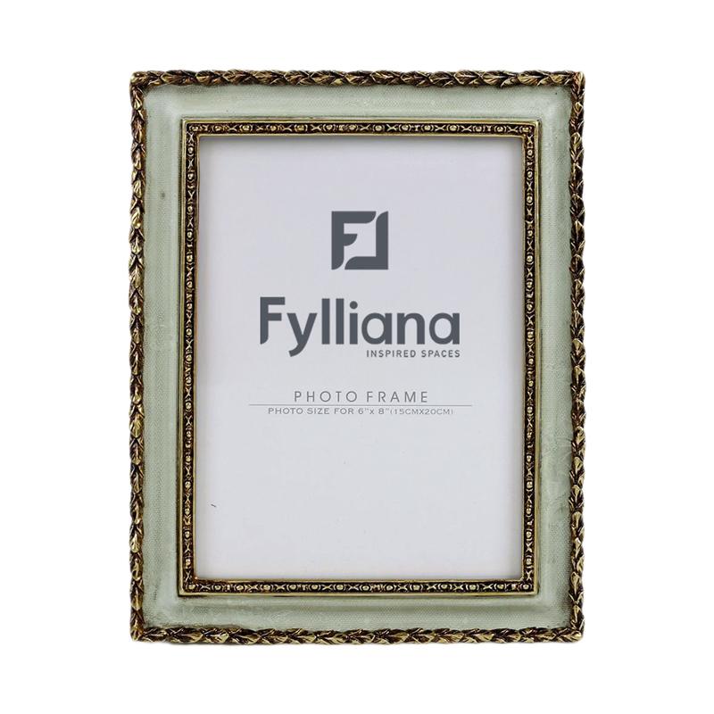ΚΟΡΝΙΖΑ Fylliana FL0390 15x20 ΧΡΥΣΟ-ΑΝΤΙΚΕ ΠΡΑΣΙΝΟ ΧΡΩΜΑ 21x2x26εκ
