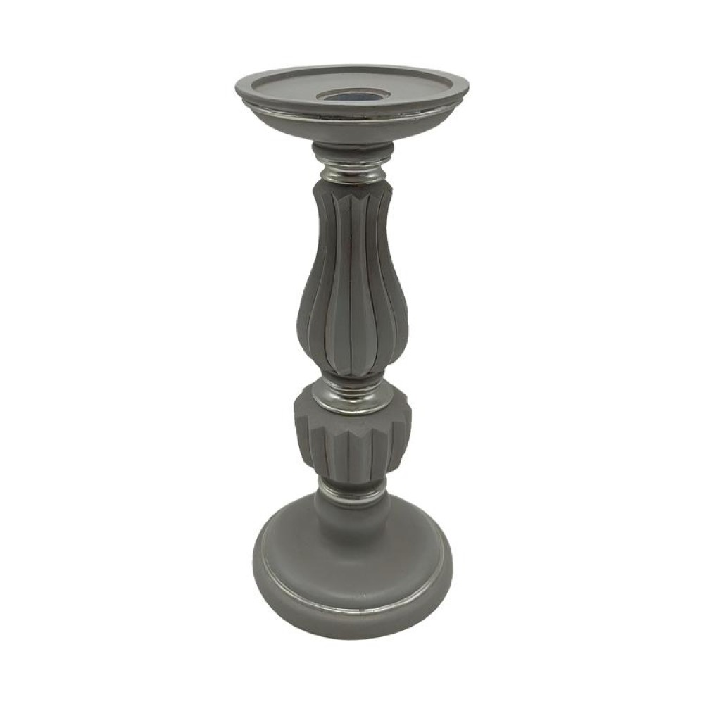 ΚΗΡΟΠΟΓΙΟ Fylliana ΑΣΗΜΙ ΧΡΩΜΑ 11x11x25,5εκ sls