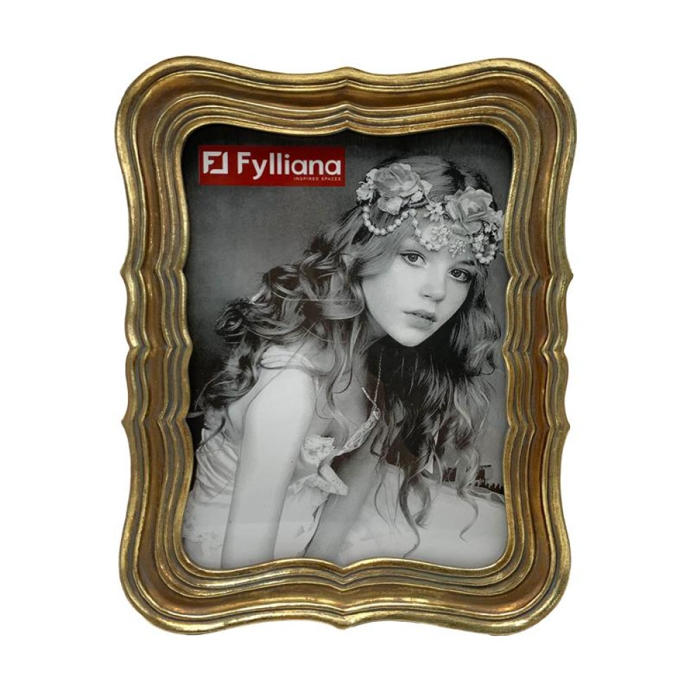 ΚΟΡΝΙΖΑ Fylliana FL24999 15x20 ΧΡΥΣΟ ΑΝΤΙΚΕ ΧΡΩΜΑ 20x2x25εκ