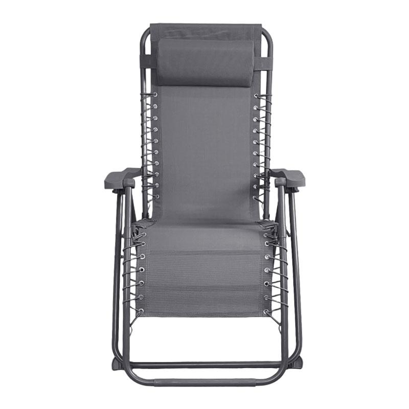 ΑΝΑΔΙΠΛΟΥΜΕΝΗ ΠΟΛΥΘΡΟΝΑ ΕΞΟΧΗΣ Fylliana "Zero Gravity Deluxe" ΓΚΡΙ ΧΡΩΜΑ 93x65x112εκ