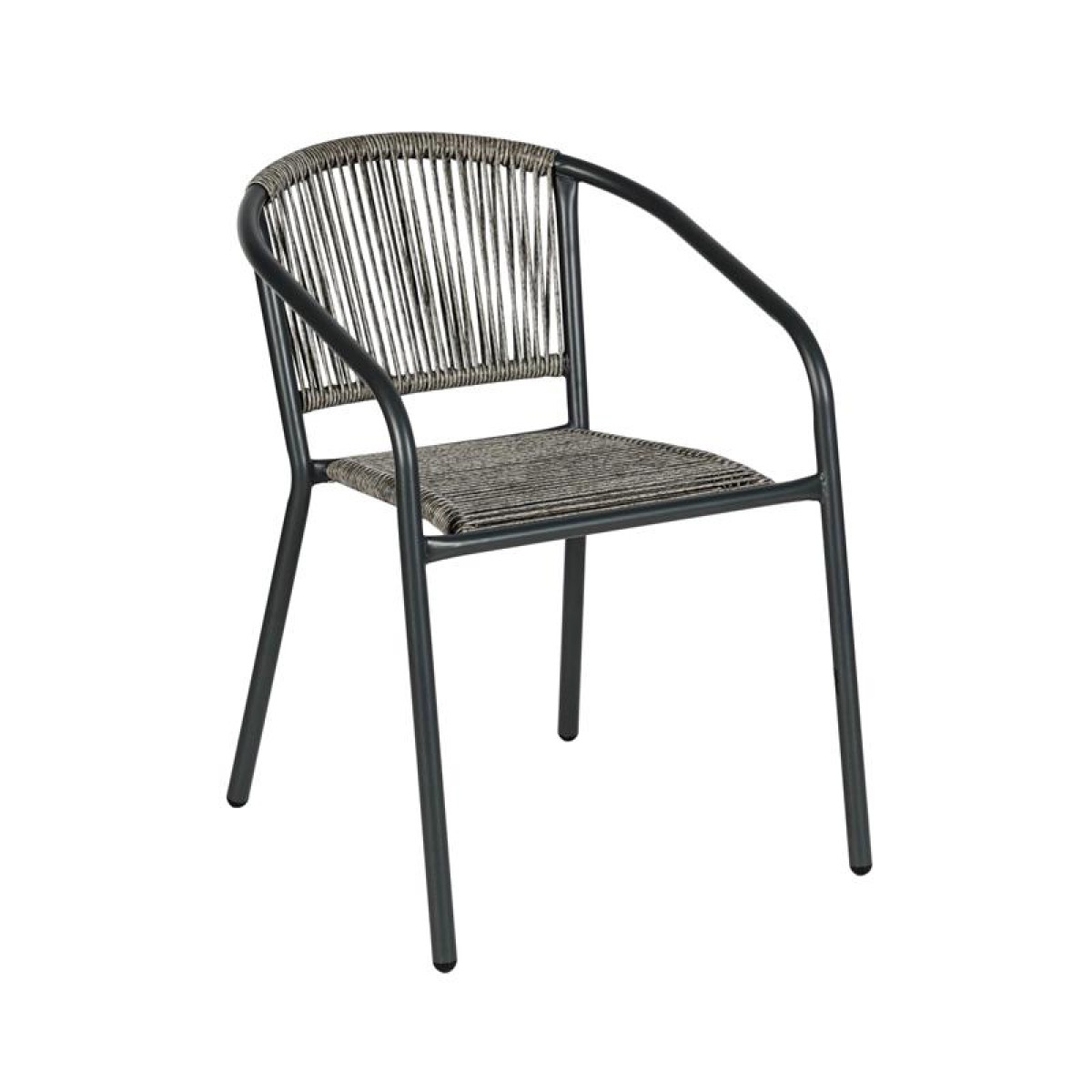 ΠΟΛΥΘΡΟΝΑ ΚΗΠΟΥ Fyllianna FL11465 ΑΠΟ ΣΥΝΘΕΤΙΚΟ RATTAN MΕ ΜΕΤΑΛΛΙΚΟ ΣΚΕΛΕΤΟ ΓΚΡΙ ΧΡΩΜΑ 54x63x74εκ