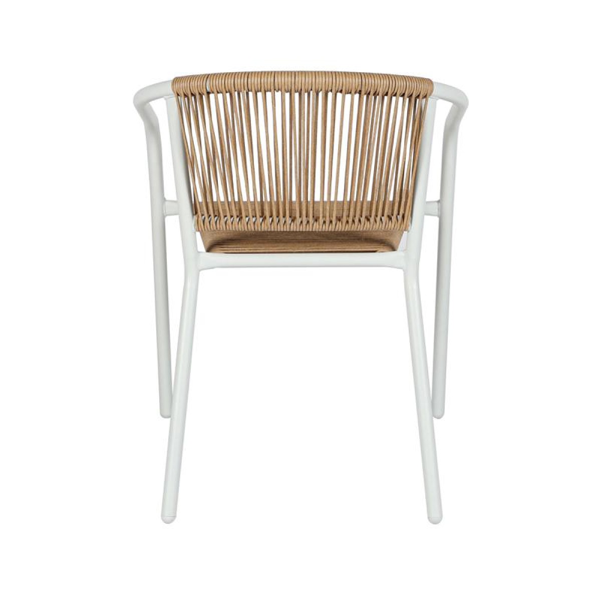 ΠΟΛΥΘΡΟΝΑ ΚΗΠΟΥ Fyllianna FL11465 ΑΠΟ ΣΥΝΘΕΤΙΚΟ RATTAN MΕ ΜΕΤΑΛΛΙΚΟ ΣΚΕΛΕΤΟ ΛΕΥΚΟ ΧΡΩΜΑ 54x63x74εκ