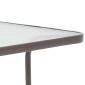 ΤΡΑΠΕΖΙ ΚΗΠΟΥ Fylliana 026 ΚΑΦΕ ΧΡΩΜΑ 100x65x70εκ