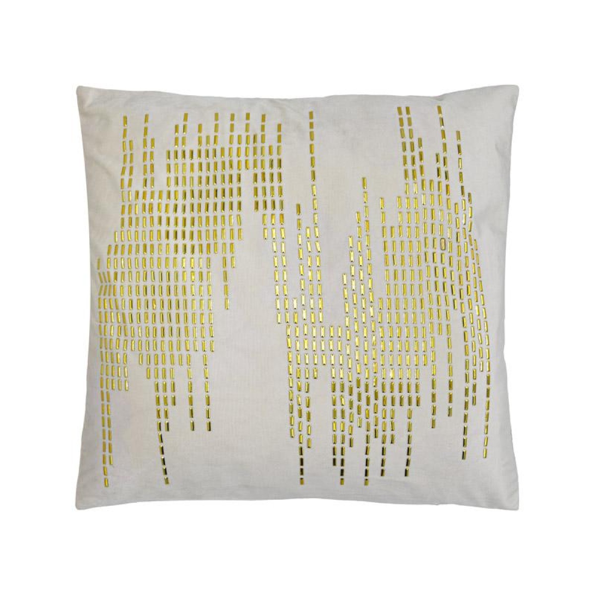 ΔΙΑΚΟΣΜΗΤΙΚΟ ΜΑΞΙΛΑΡΙ Fylliana ΕΚΡΟΥ-ΧΡΥΣΟ ΧΡΩΜΑ 45x45x10εκ