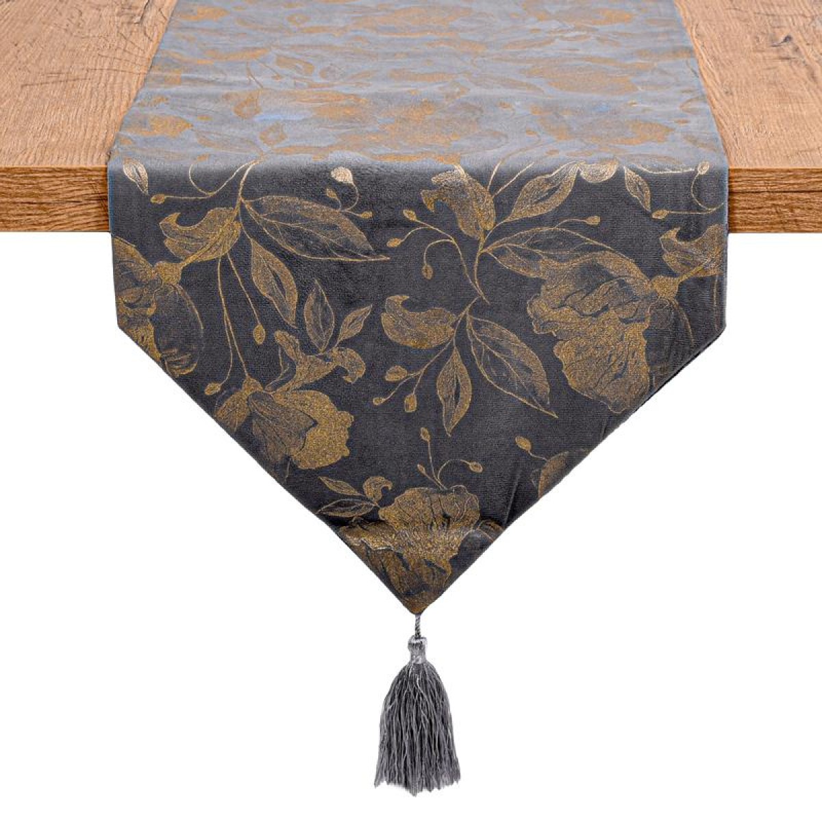 ΔΙΑΚΟΣΜΗΤΙΚΗ ΤΡΑΒΕΡΣΑ Fylliana ΓΚΡΙ-ΧΡΥΣΟ ΧΡΩΜΑ 150x32εκ