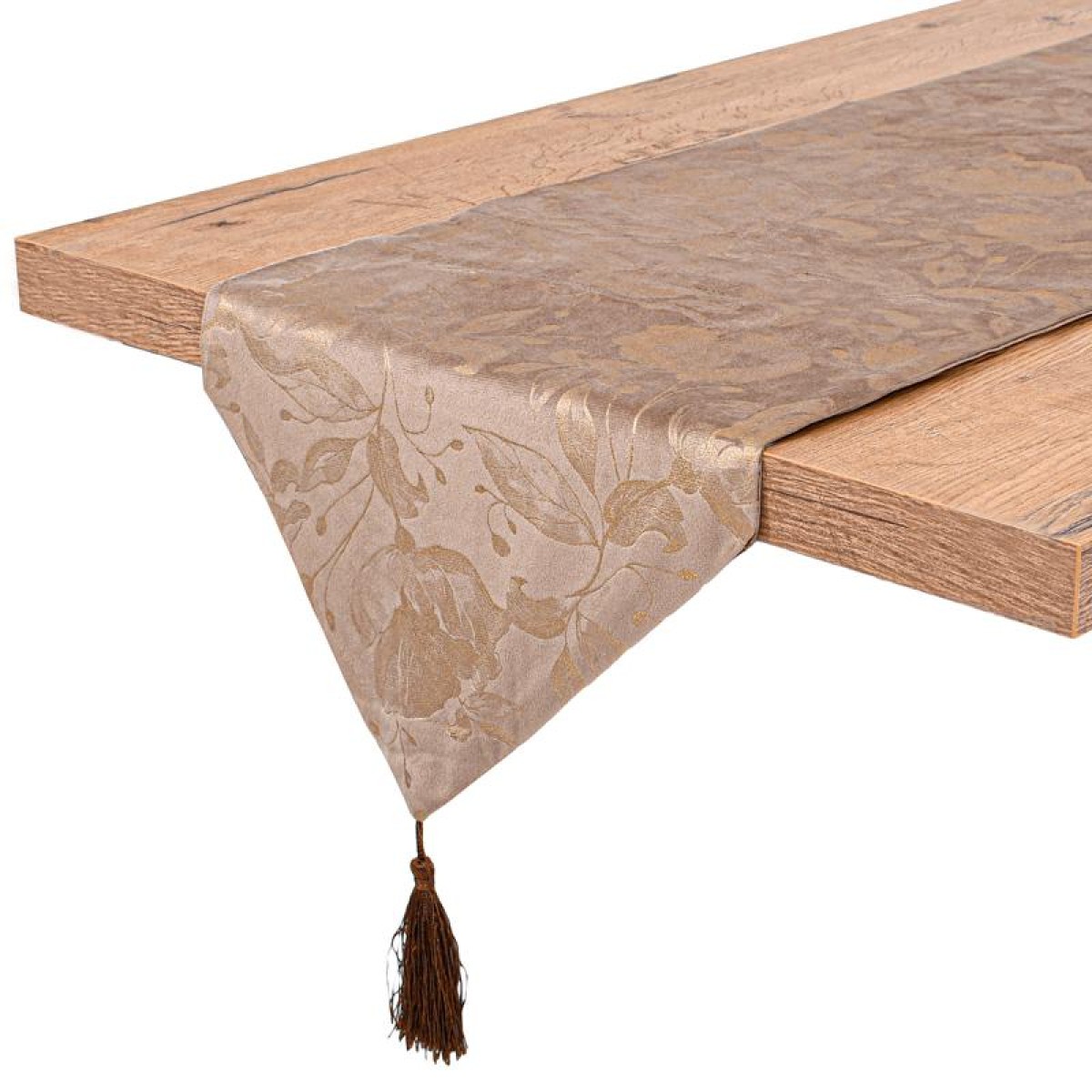 ΔΙΑΚΟΣΜΗΤΙΚΗ ΤΡΑΒΕΡΣΑ Fylliana ΑΝΟΙΧΤΟ ΚΑΦΕ ΧΡΩΜΑ 150x32εκ