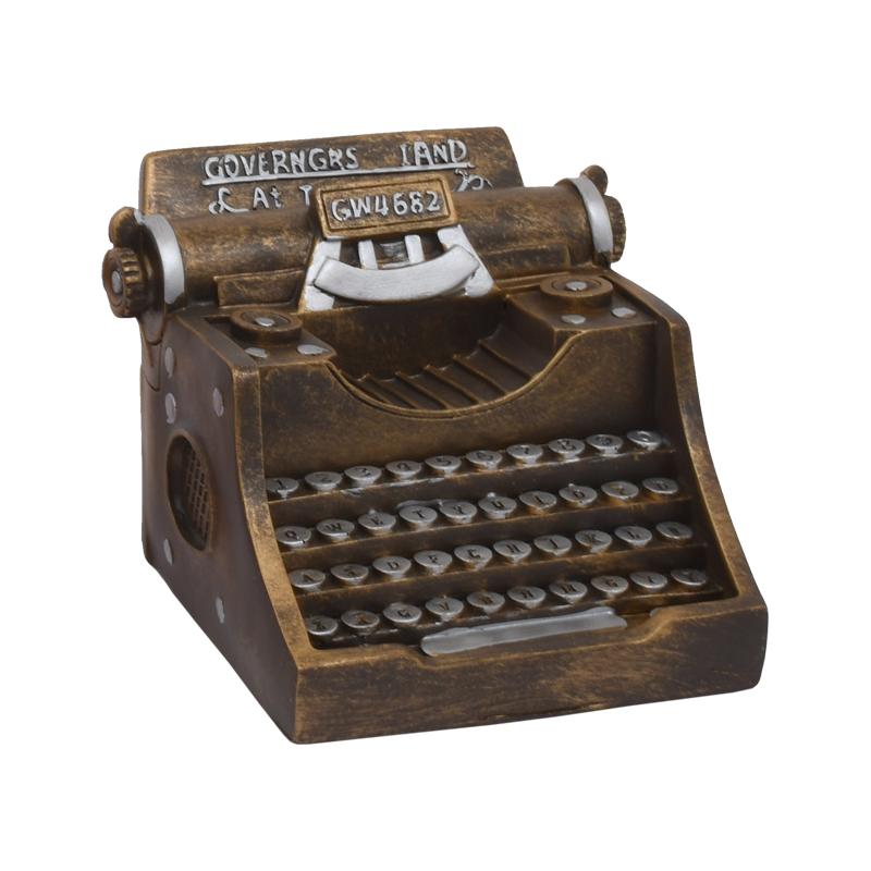 ΕΠΙΤΡΑΠΕΖΙΟ ΔΙΑΚΟΣΜΗΤΙΚΟ "RETRO TYPEWRITER" 1/2 ΚΟΚΚΙΝΟ-ΧΡΥΣΟ 13*6*13