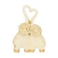 ΕΠΙΤΡΑΠΕΖΙΑ ΔΙΑΚΟΣΜΗΤΙΚΗ ΦΙΓΟΥΡΑ Fylliana FL25041 ELEPHANT ΛΕΥΚΟ-ΧΡΥΣΟ ΧΡΩΜΑ 17x9x25εκ