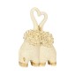 ΕΠΙΤΡΑΠΕΖΙΑ ΔΙΑΚΟΣΜΗΤΙΚΗ ΦΙΓΟΥΡΑ Fylliana FL25041 ELEPHANT ΛΕΥΚΟ-ΧΡΥΣΟ ΧΡΩΜΑ 17x9x25εκ