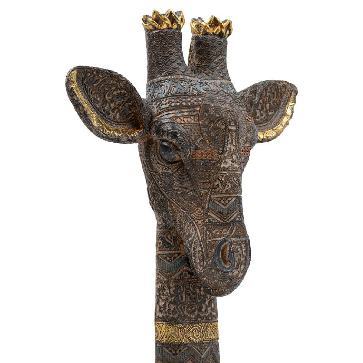 ΕΠΙΤΡΑΠΕΖΙΟ ΔΙΑΚΟΣΜΗΤΙΚΟ ΚΑΜΗΛΟΠΑΡΔΑΛΗ Fylliana FL2453 ΚΑΦΕ-ΧΡΥΣΟ ΧΡΩΜΑ 28x10x37εκ