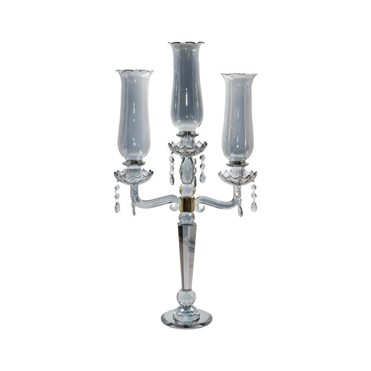 ΚΡΥΣΤΑΛΛΙΝΟ ΚΗΡΟΠΗΓΙΟ 3 ΘΕΣΕΩΝ Fylliana FL6506 ΓΚΡΙ ΧΡΩΜΑ 36x69εκ