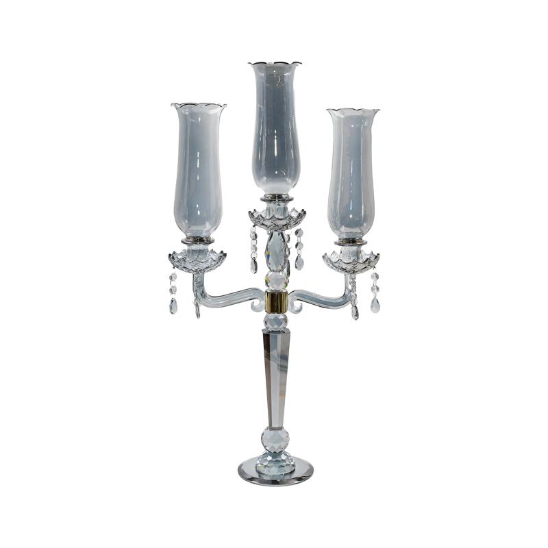 ΚΡΥΣΤΑΛΛΙΝΟ ΚΗΡΟΠΗΓΙΟ 3 ΘΕΣΕΩΝ Fylliana FL6506 ΓΚΡΙ ΧΡΩΜΑ 36x69εκ