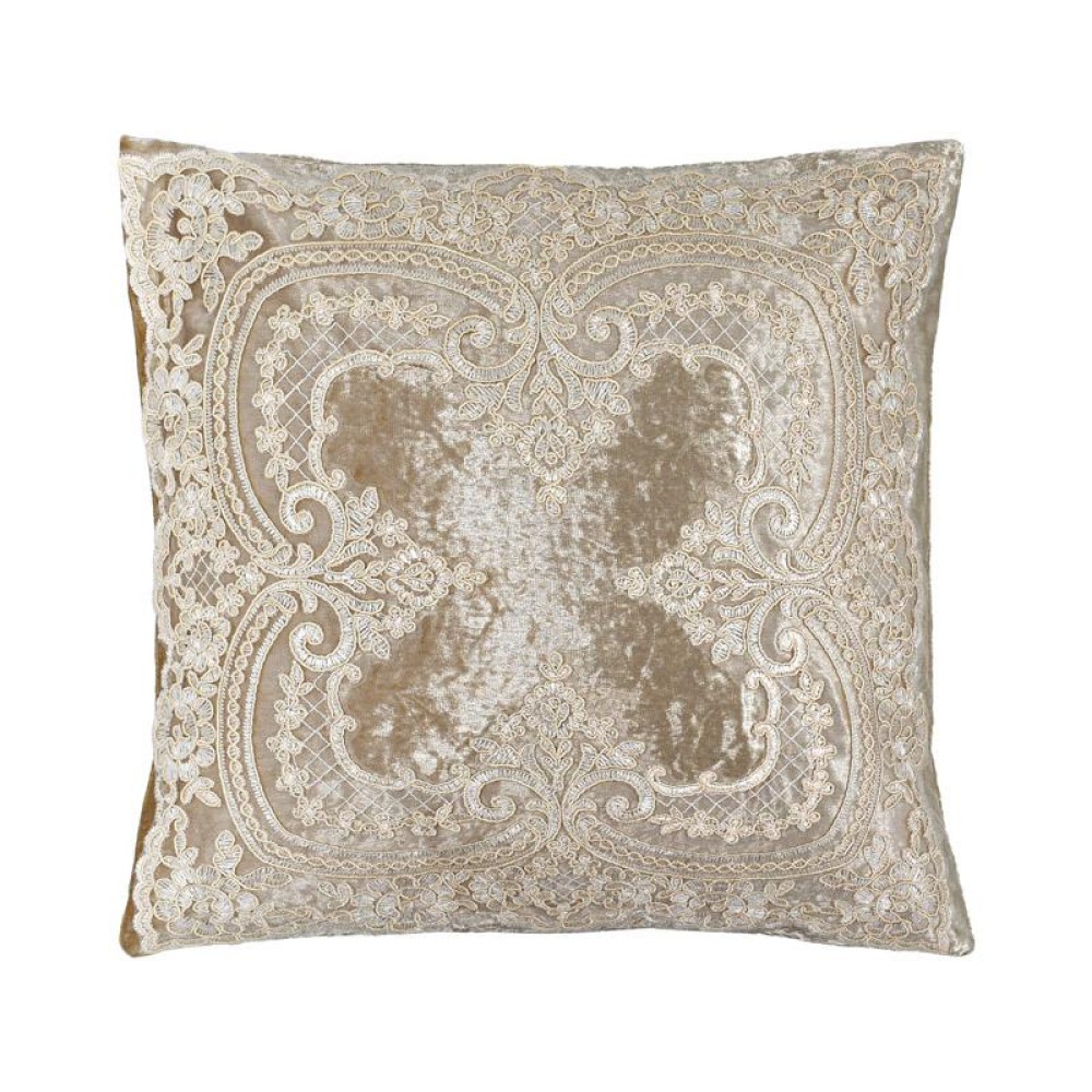 ΜΑΞΙΛΑΡΙ FYLLIANA ΣΚΟΥΡΟ ΚΑΦΕ ΧΡΩΜΑ 45x45εκ