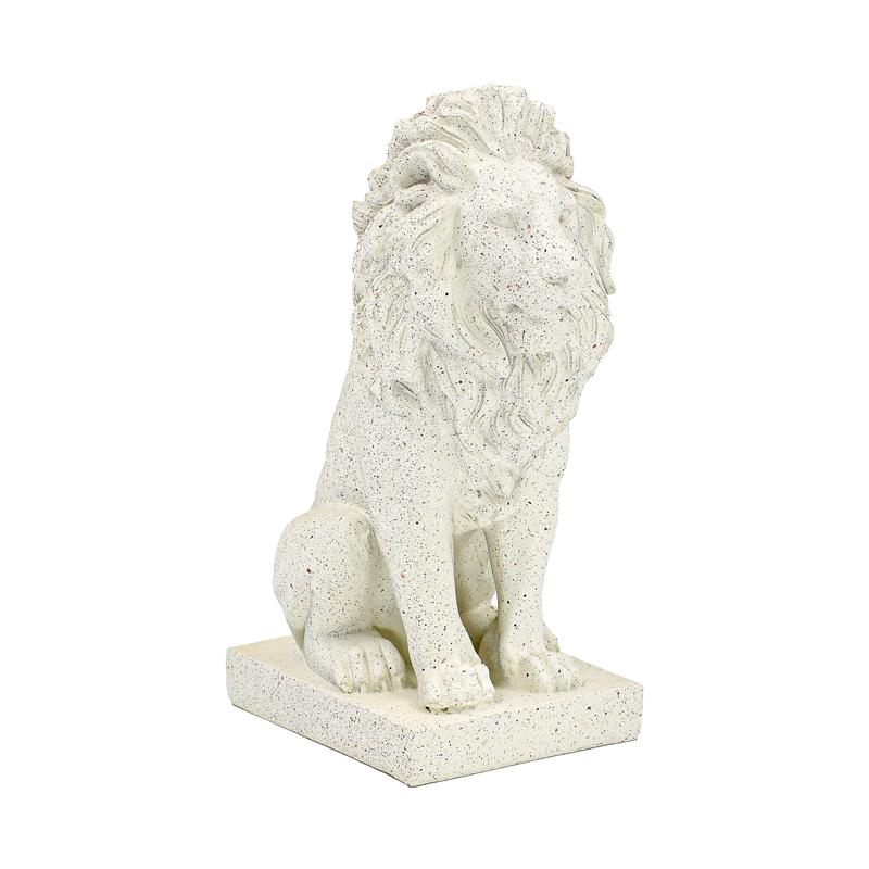 ΕΠΙΤΡΑΠΕΖΙΟ ΔΙΑΚΟΣΜΗΤΙΚΟ ΛΙΟΝΤΑΡΙ Fylliana FL243905 ΜΠΕΖ-ΧΡΥΣΟ ΧΡΩΜΑ 10x13x25εκ