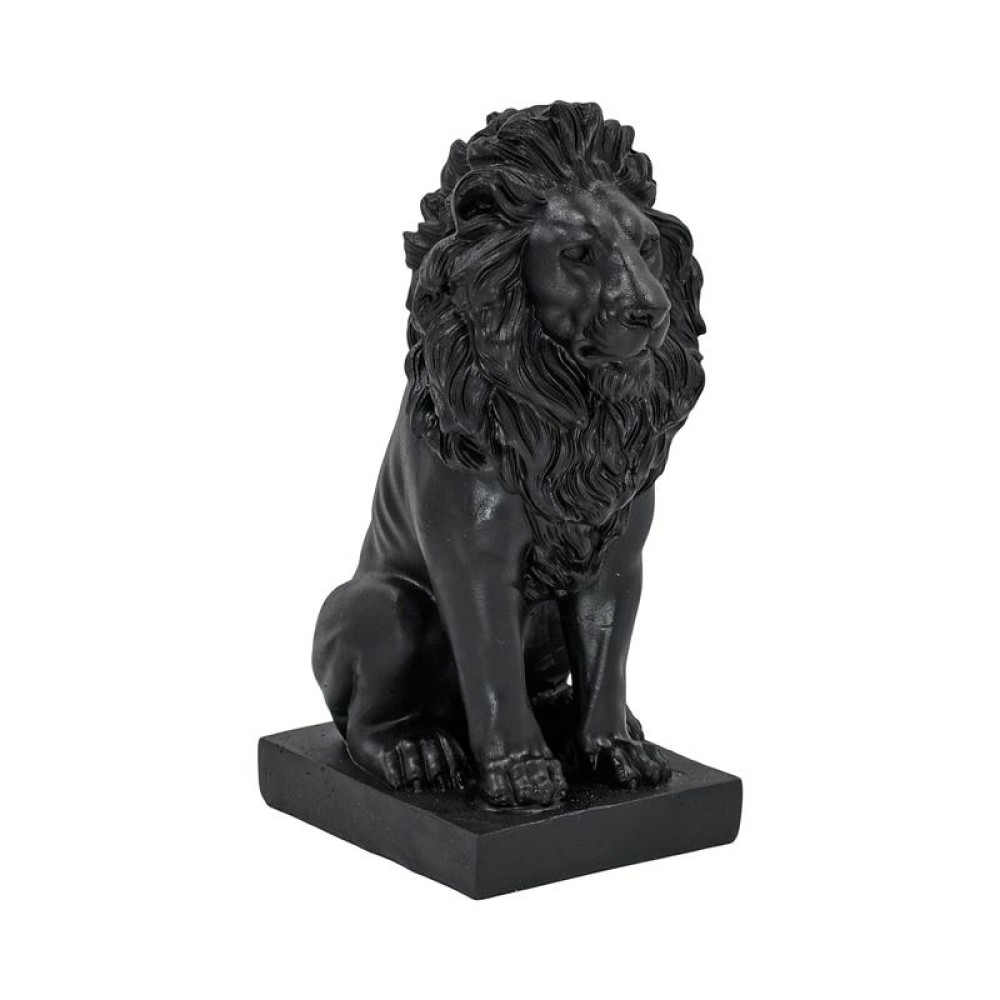 ΕΠΙΤΡΑΠΕΖΙΟ ΔΙΑΚΟΣΜΗΤΙΚΟ ΛΙΟΝΤΑΡΙ Fylliana FL243905 ΜΑΥΡΟ-ΧΡΥΣΟ ΧΡΩΜΑ 10x13x25εκ