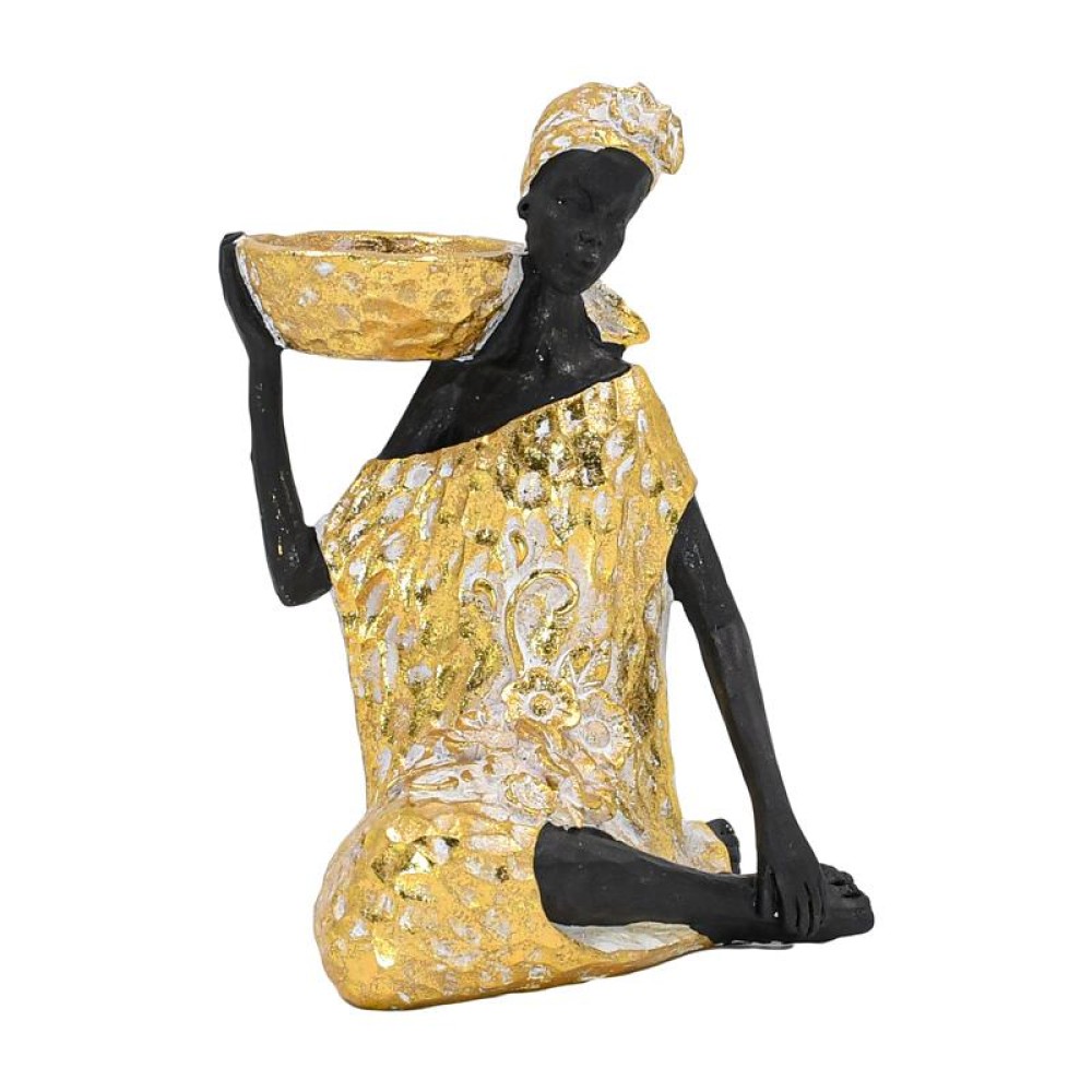 ΕΠΙΤΡΑΠΕΖΙΟ ΔΙΑΚΟΣΜΗΤΙΚΟ ΓΥΝΑΙΚΕΙΑ ΦΙΓΟΥΡΑ Fylliana FL245411 ΧΡΥΣΟ ΧΡΩΜΑ 13x12x15εκ