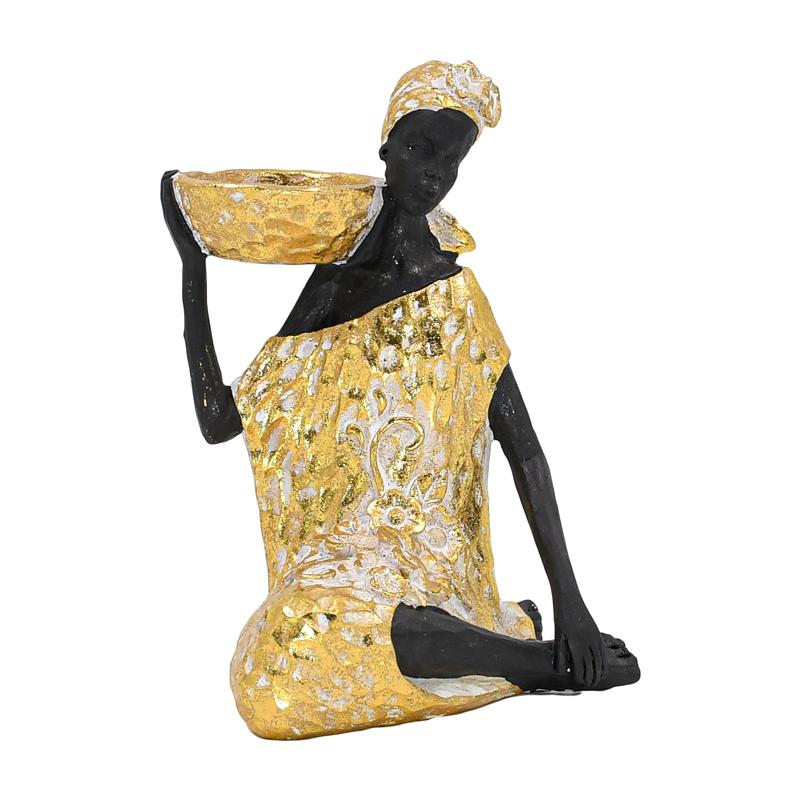 ΕΠΙΤΡΑΠΕΖΙΟ ΔΙΑΚΟΣΜΗΤΙΚΟ ΓΥΝΑΙΚΕΙΑ ΦΙΓΟΥΡΑ Fylliana FL245411 ΧΡΥΣΟ ΧΡΩΜΑ 13x12x15εκ