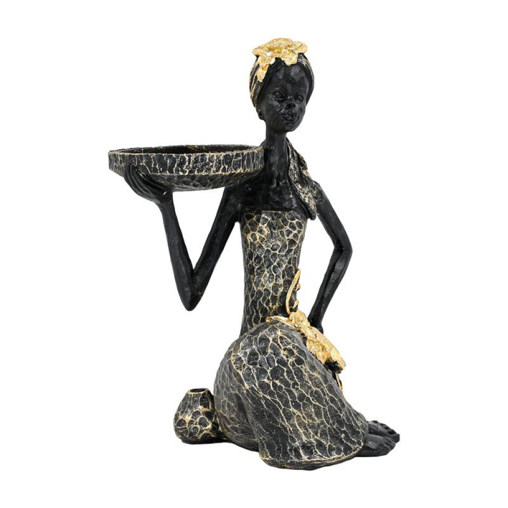 ΕΠΙΤΡΑΠΕΖΙΟ ΔΙΑΚΟΣΜΗΤΙΚΟ ΓΥΝΑΙΚΕΙΑ ΦΙΓΟΥΡΑ Fylliana FL245405 ΜΑΥΡΟ ΧΡΩΜΑ 18x13x24εκ