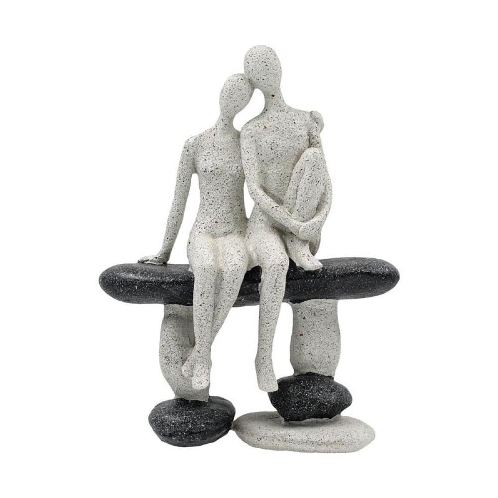 ΕΠΙΤΡΑΠΕΖΙΑ ΔΙΑΚΟΣΜΗΤΙΚΗ ΦΙΓΟΥΡΑ "ΖΕΥΓΑΡΙ" Fylliana FL240911 ΜΑΥΡΟ ΧΡΩΜΑ 15x8x21εκ