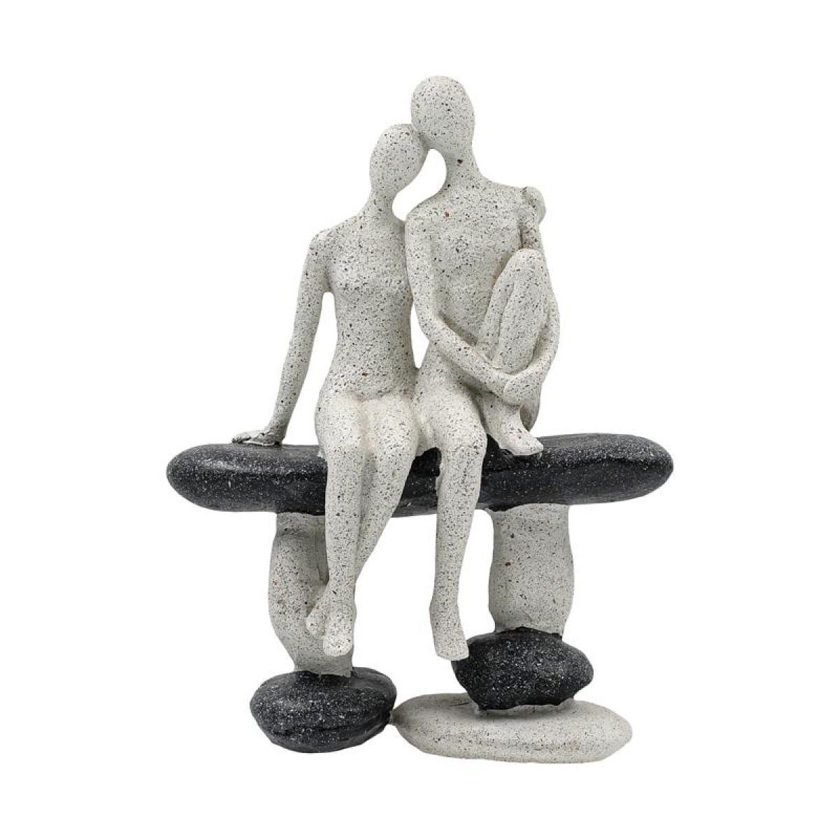 ΕΠΙΤΡΑΠΕΖΙΑ ΔΙΑΚΟΣΜΗΤΙΚΗ ΦΙΓΟΥΡΑ "ΖΕΥΓΑΡΙ" Fylliana FL240911 ΜΑΥΡΟ ΧΡΩΜΑ 15x8x21εκ