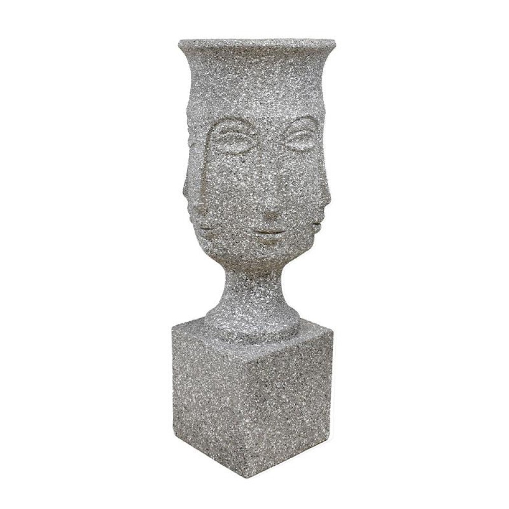 ΚΑΣΠΩ ΔΑΠΕΔΟΥ Fylliana  FL1996 "Face" ΓΚΡΙ ΧΡΩΜΑ 35x35x93εκ