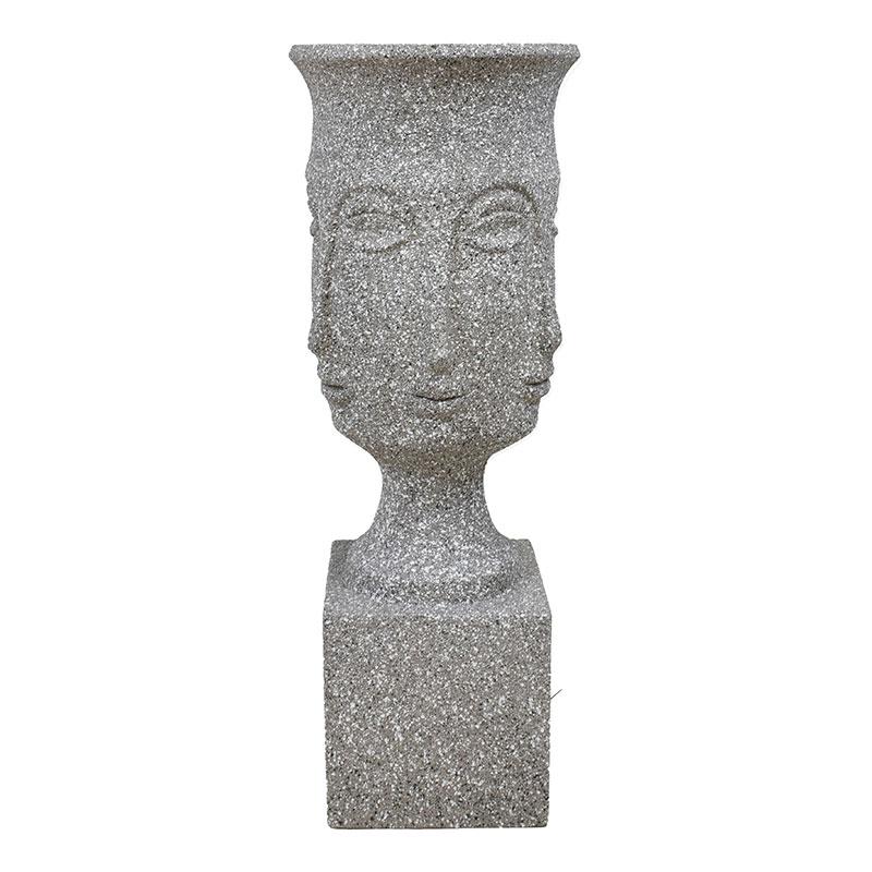 ΚΑΣΠΩ ΔΑΠΕΔΟΥ Fylliana  FL1996 "Face" ΓΚΡΙ ΧΡΩΜΑ 35x35x93εκ