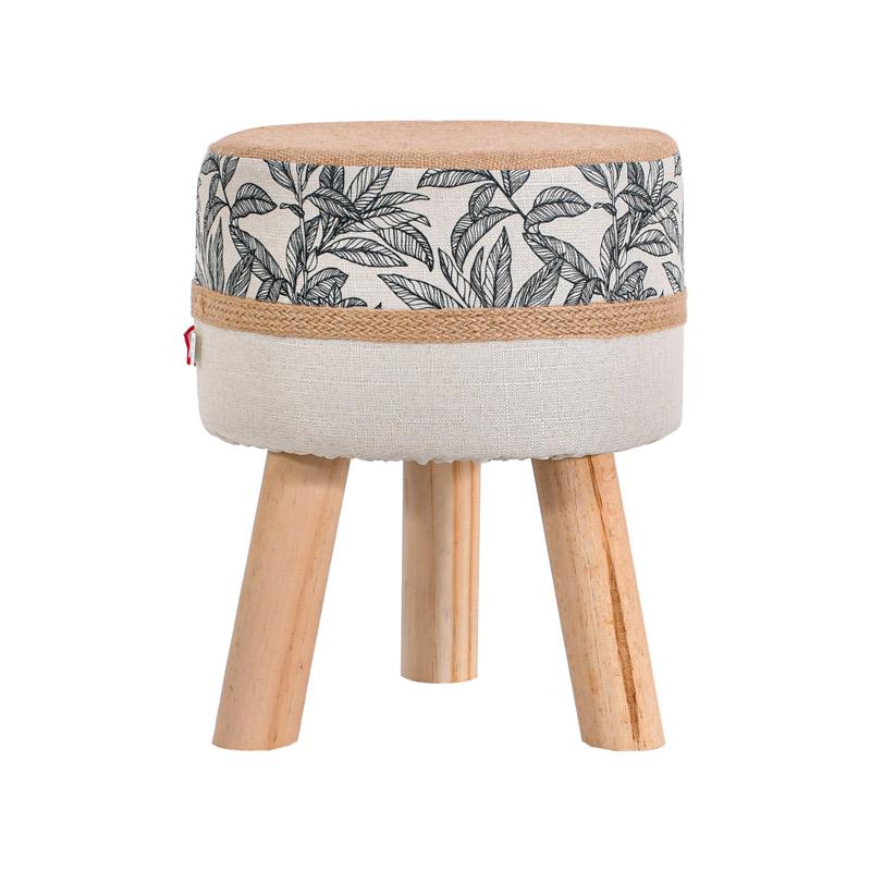 ΔΙΑΚΟΣΜΗΤΙΚΟ ΣΚΑΜΠΟ Fylliana Opulent ΜΠΕΖ-ΜΑΥΡΟ ΧΡΩΜΑ 28x34εκ