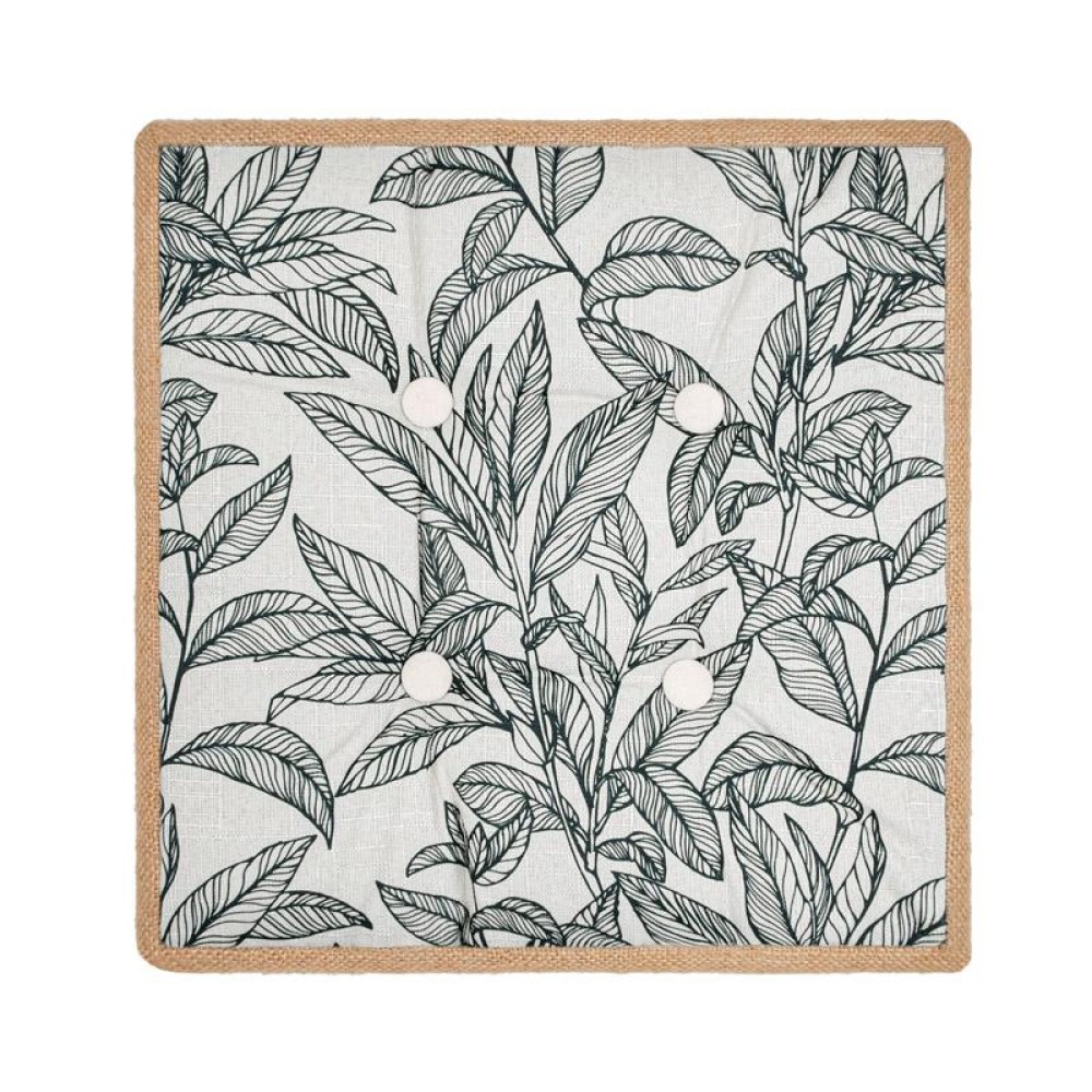 ΜΑΞΙΛΑΡΙ ΚΑΡΕΚΛΑΣ Fylliana Opulent ΜΠΕΖ-ΜΑΥΡΟ ΧΡΩΜΑ 40x40x8εκ