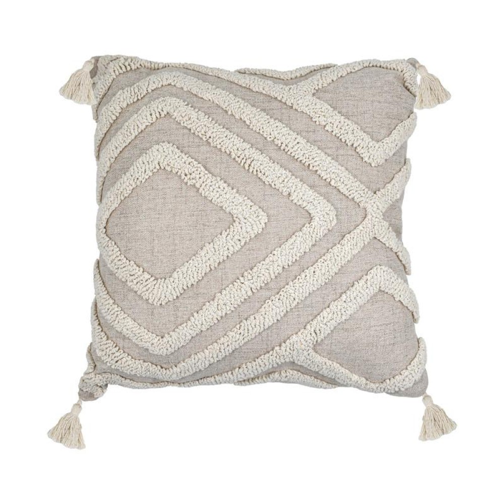 ΔΙΑΚΟΣΜΗΤΙΚΟ ΜΑΞΙΛΑΡΙ Fylliana Ruby ΜΠΕΖ ΧΡΩΜΑ 43x43x10εκ