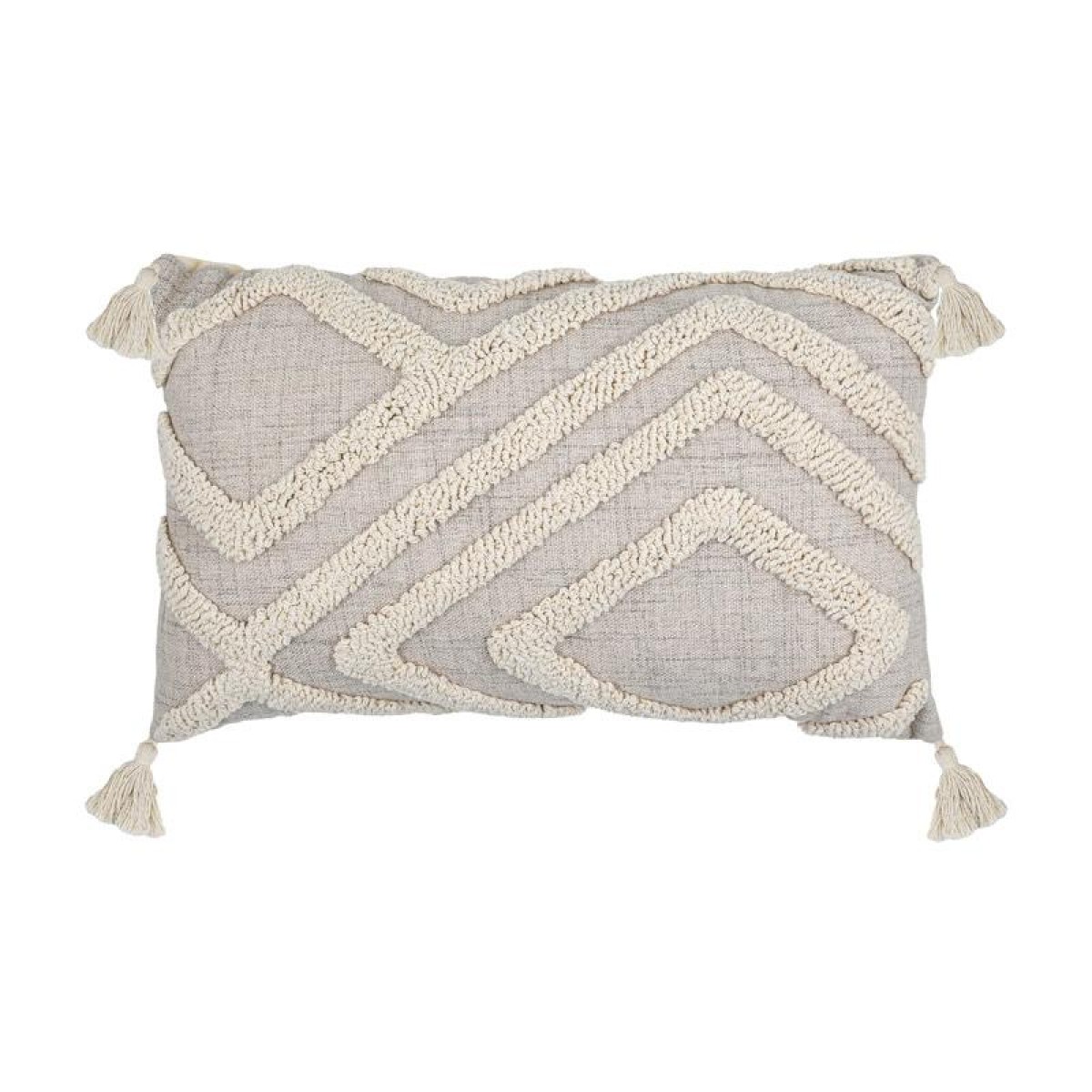 ΔΙΑΚΟΣΜΗΤΙΚΟ ΜΑΞΙΛΑΡΙ Fylliana Ruby ΜΠΕΖ ΧΡΩΜΑ 30x50x10εκ