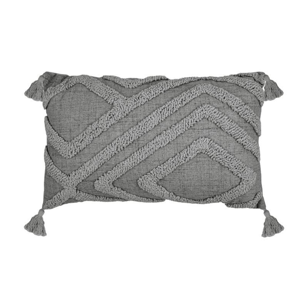 ΔΙΑΚΟΣΜΗΤΙΚΟ ΜΑΞΙΛΑΡΙ Fylliana Ruby ΓΚΡΙ ΧΡΩΜΑ 30x50x10εκ