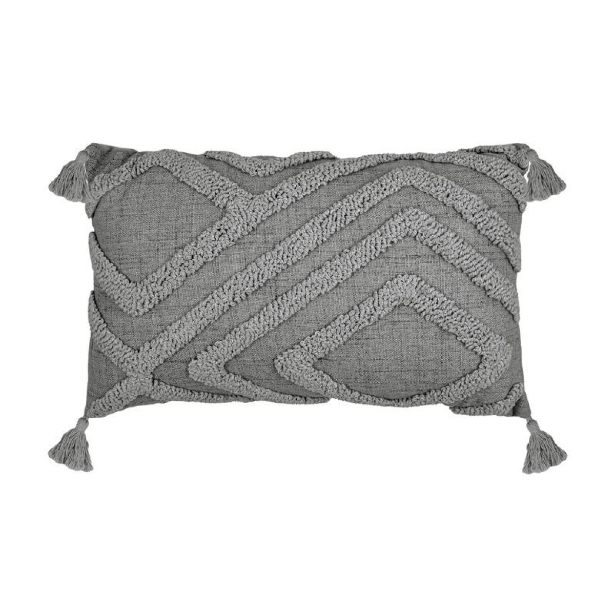 ΔΙΑΚΟΣΜΗΤΙΚΟ ΜΑΞΙΛΑΡΙ Fylliana Ruby ΓΚΡΙ ΧΡΩΜΑ 30x50x10εκ