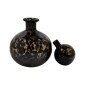 ΓΥΑΛΙΝΟ ΔΙΑΚΟΣΜΗΤΙΚΟ ΜΠΟΥΚΑΛΙ Fylliana FL1828 ΚΑΦΕ ANIMAL PRINT 17x21εκ