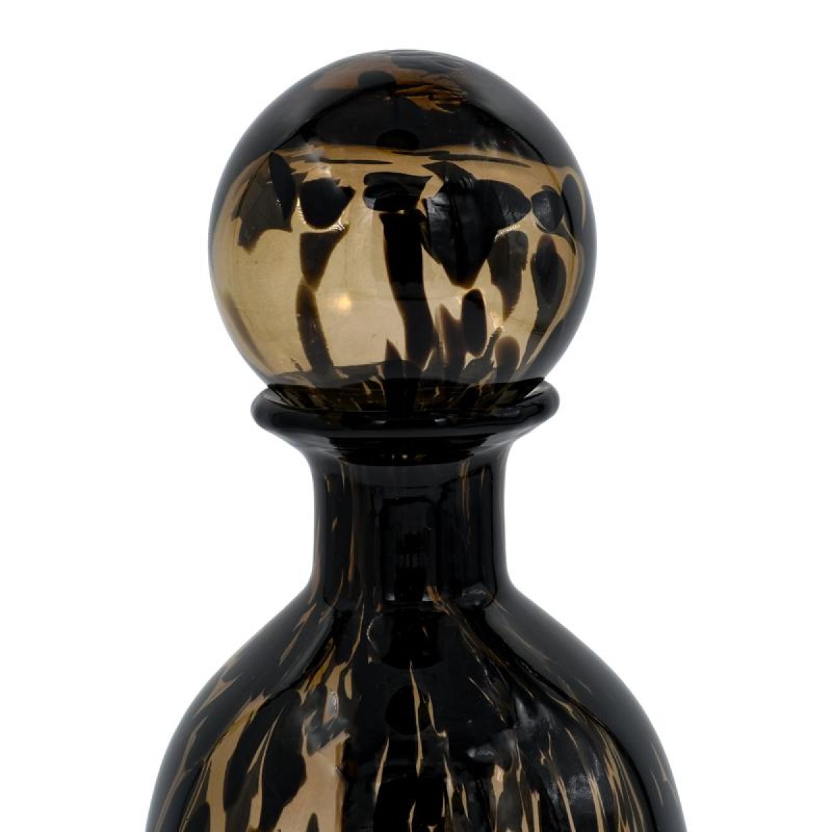 ΓΥΑΛΙΝΟ ΔΙΑΚΟΣΜΗΤΙΚΟ ΜΠΟΥΚΑΛΙ Fylliana FL1533 ΚΑΦΕ ANIMAL PRINT 15x25εκ