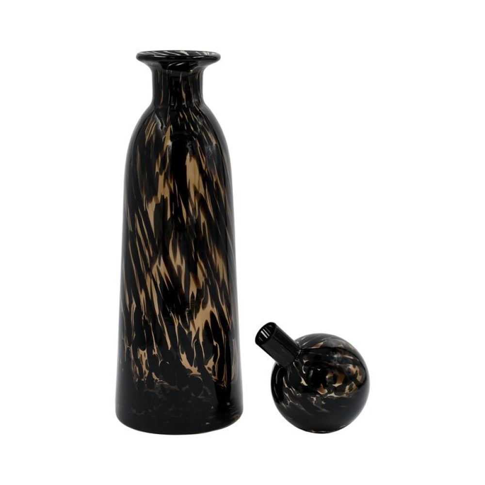 ΓΥΑΛΙΝΟ ΔΙΑΚΟΣΜΗΤΙΚΟ ΜΠΟΥΚΑΛΙ Fylliana FL1343 ΚΑΦΕ ANIMAL PRINT 13x34εκ