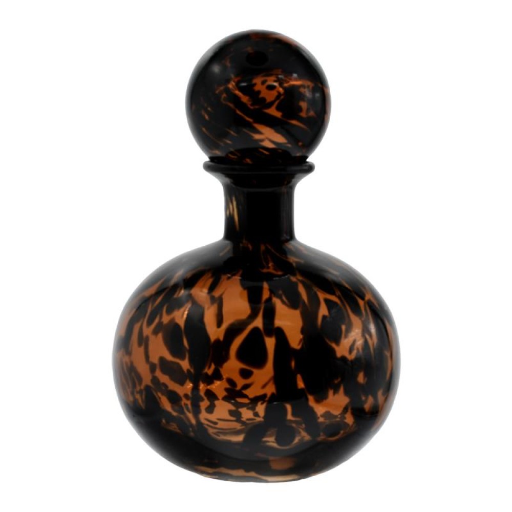 ΓΥΑΛΙΝΟ ΔΙΑΚΟΣΜΗΤΙΚΟ ΜΠΟΥΚΑΛΙ Fylliana FL1828 AMBER ANIMAL PRINT 17x21εκ