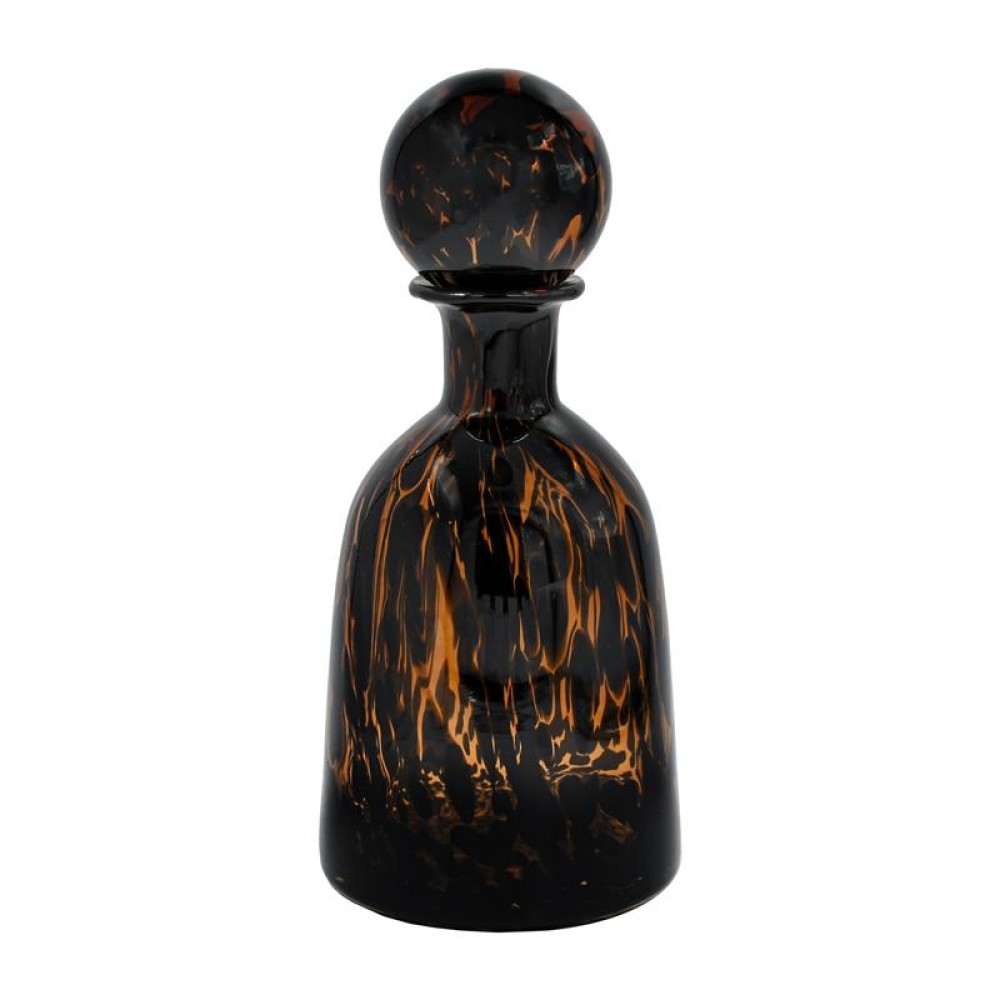 ΓΥΑΛΙΝΟ ΔΙΑΚΟΣΜΗΤΙΚΟ ΜΠΟΥΚΑΛΙ Fylliana FL1533 AMBER ANIMAL PRINT 15x25εκ