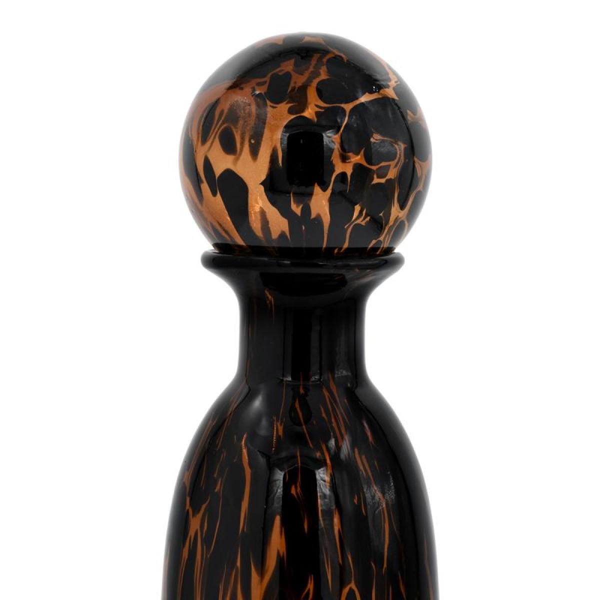ΓΥΑΛΙΝΟ ΔΙΑΚΟΣΜΗΤΙΚΟ ΜΠΟΥΚΑΛΙ Fylliana FL1343 AMBER ANIMAL PRINT 13x34εκ