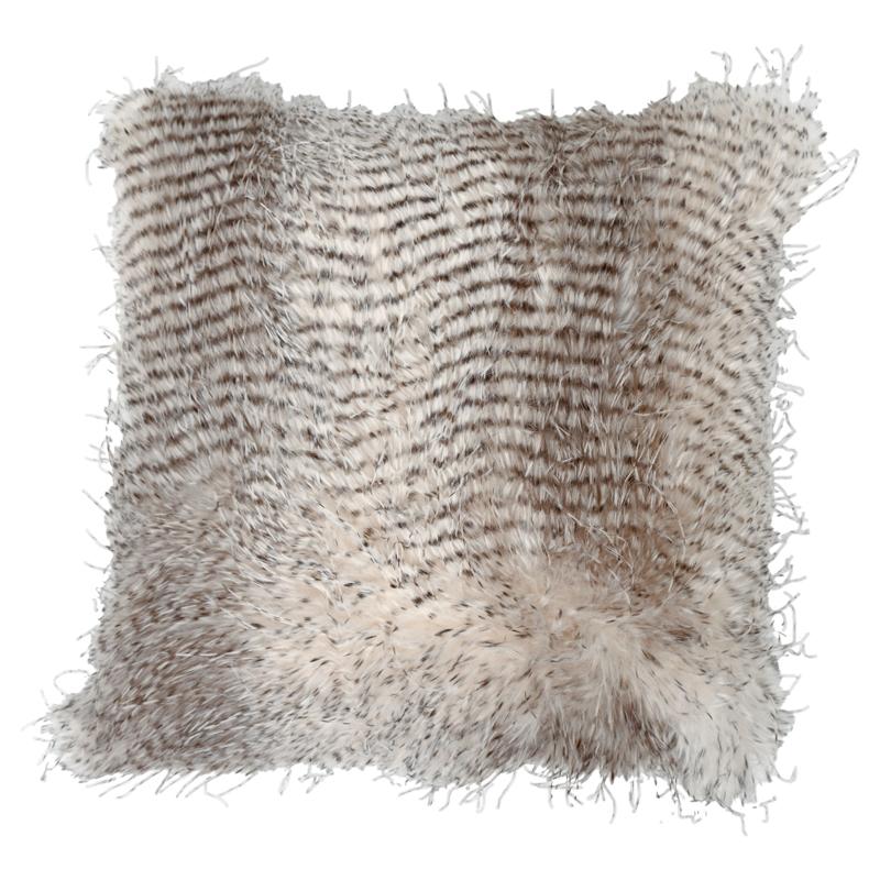 ΔΙΑΚΟΣΜΗΤΙΚΟ ΜΑΞΙΛΑΡΙ Fylliana luxeHair ΜΠΕΖ ΧΡΩΜΑ 45x45x10εκ